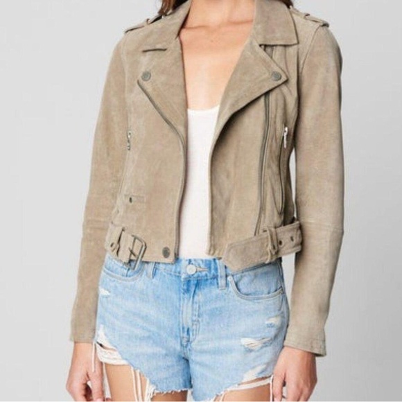 Blank NYC Light Brown Suede Leather Jacket - Picture 3 of 8